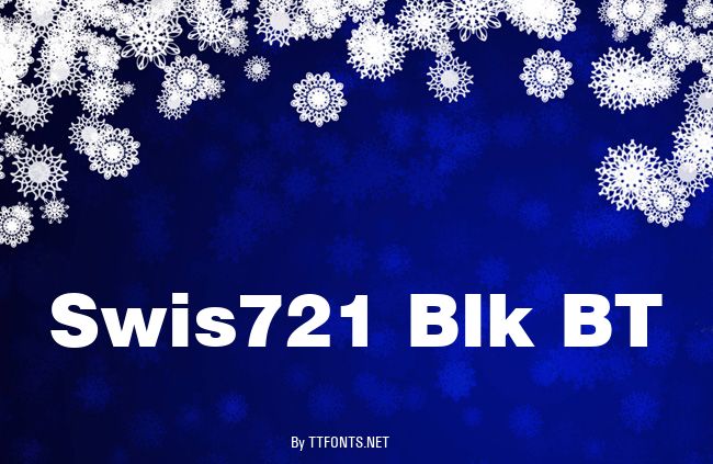 Swis721 Blk BT example